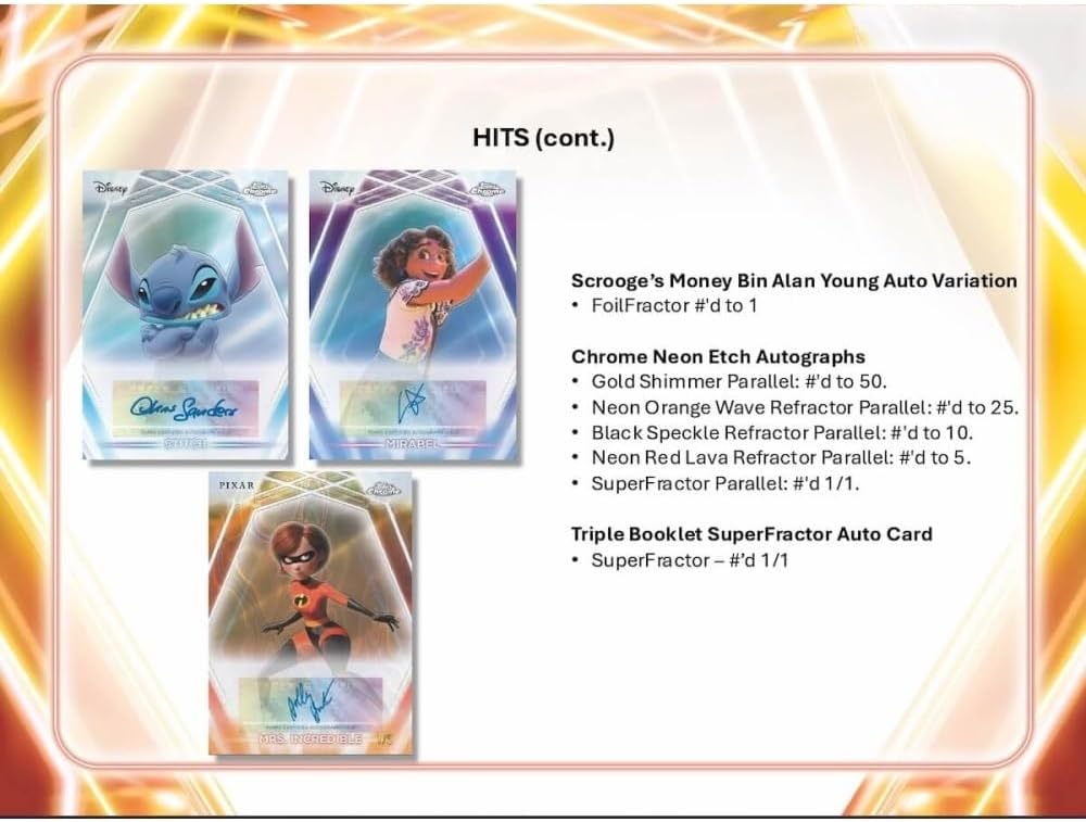 2026 Topps Disney Neon Hobby Box – product image 2