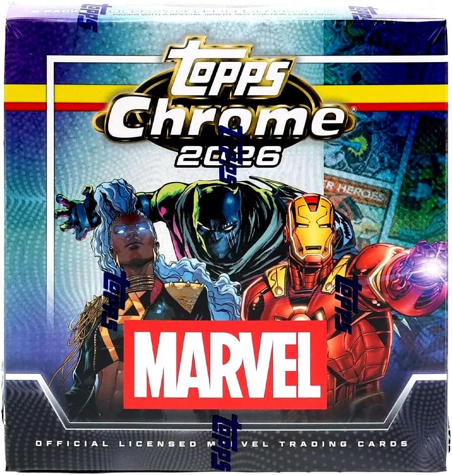2026 Topps Chrome Marvel Comics Mega Box