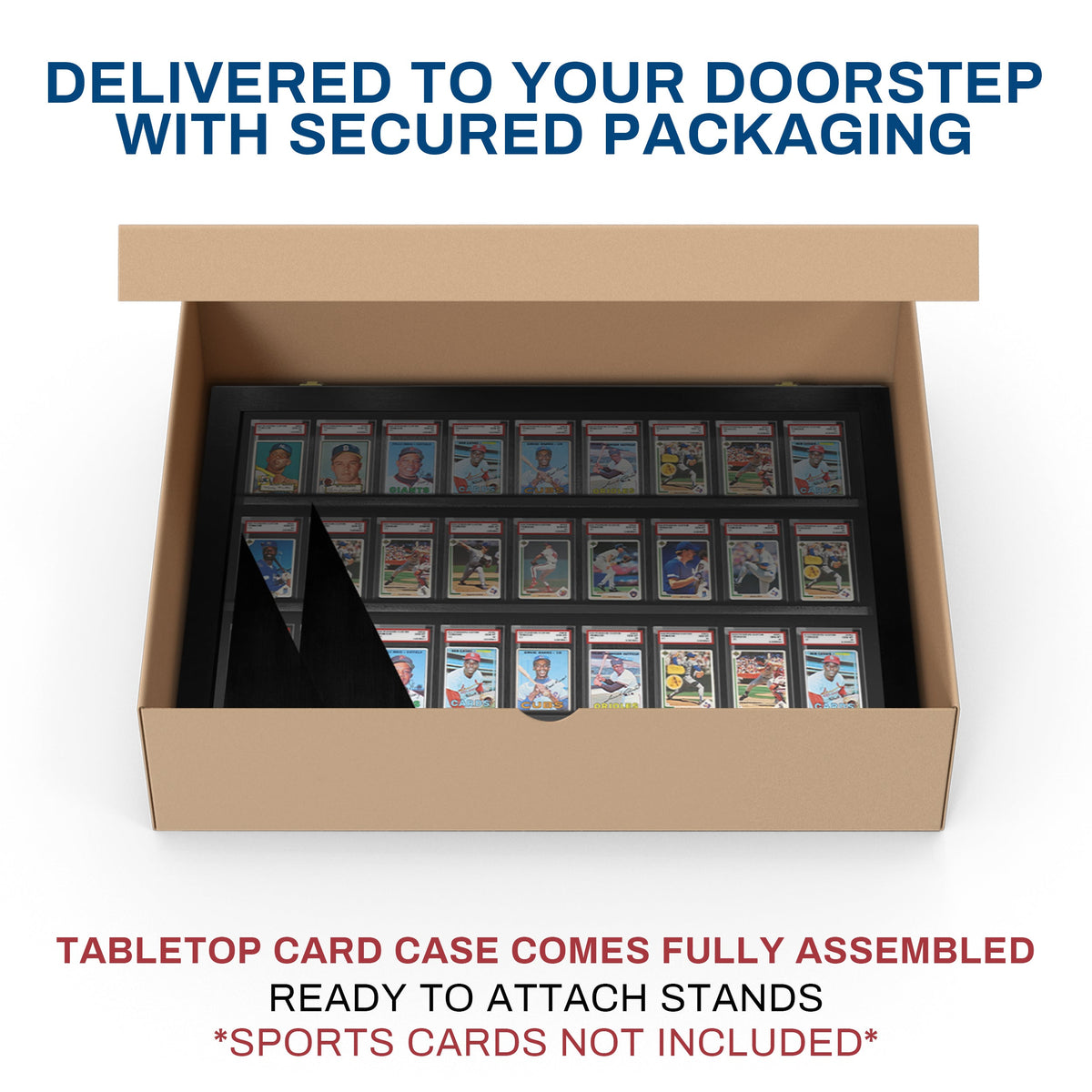 Pennzoni Graded Card Tabletop Display Case with Standing Legs – product image 6