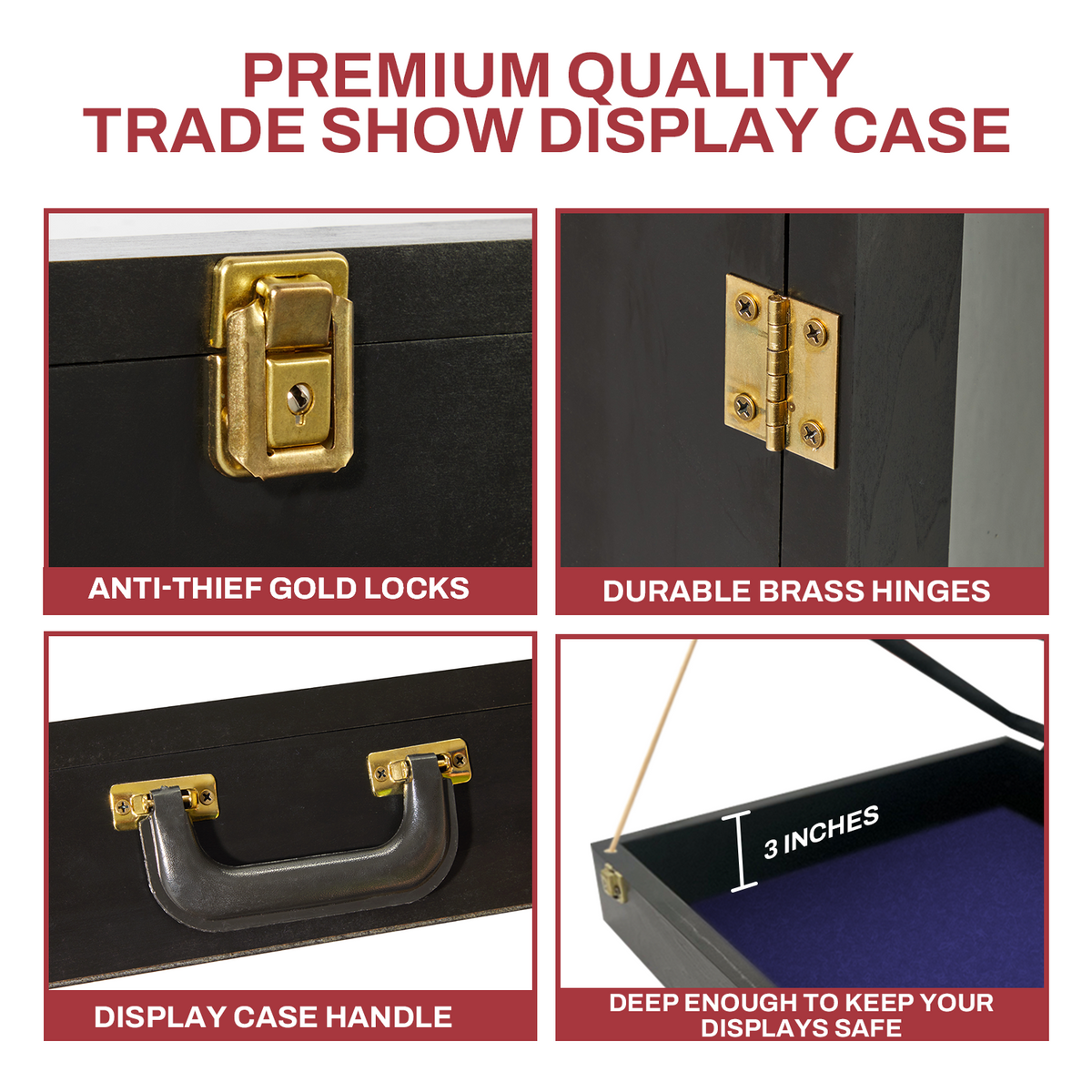 Pennzoni Small Trade Show Display Case – 18 × 22 × 4 in. – product image 33
