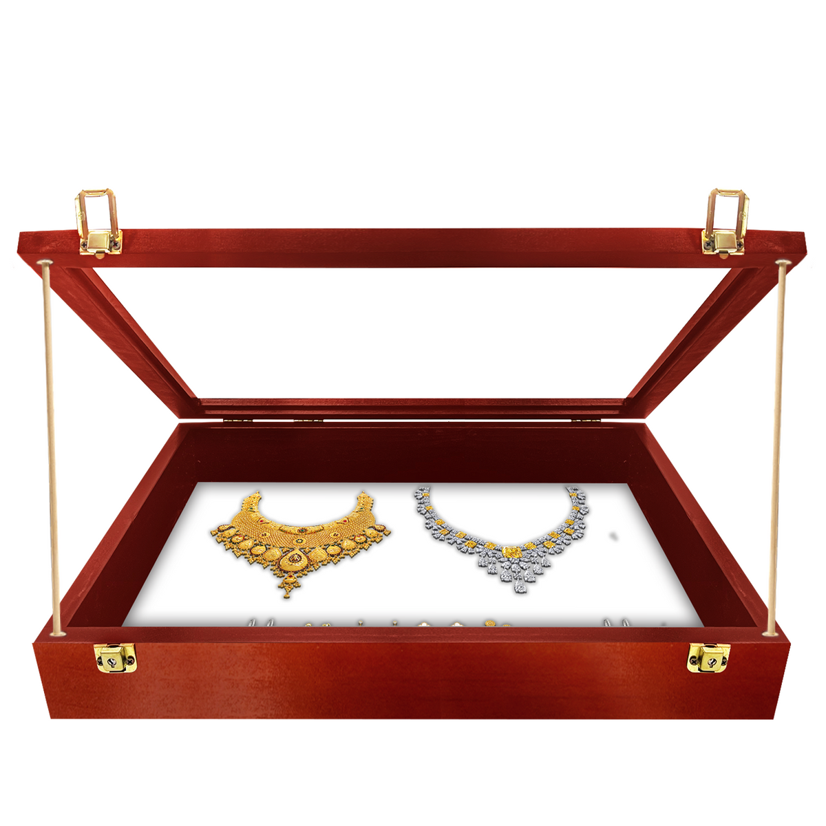 Pennzoni Small Trade Show Display Case – 18 × 22 × 4 in. – product image 18
